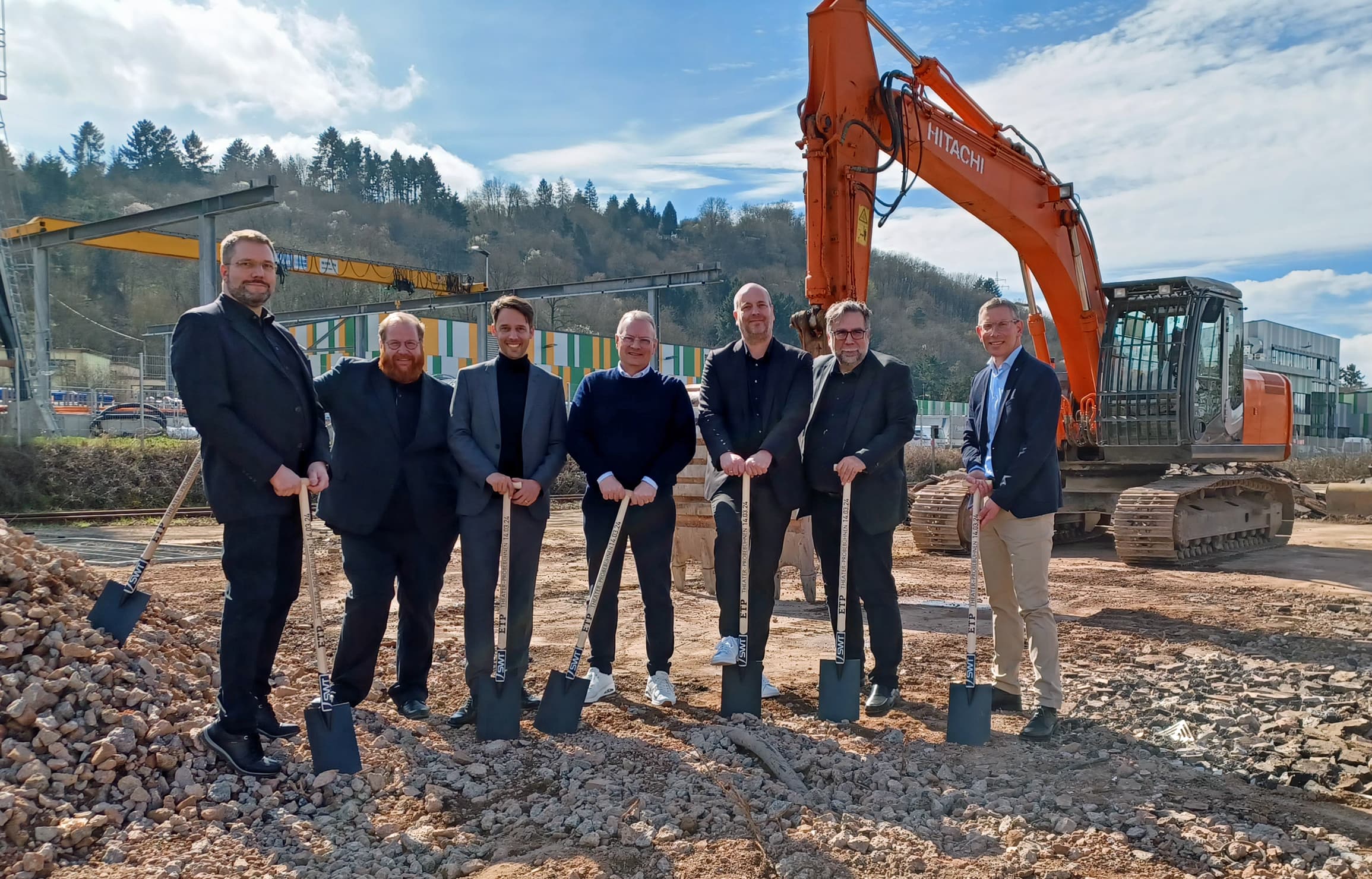 Spatenstich Probebühnen ETP März 2024