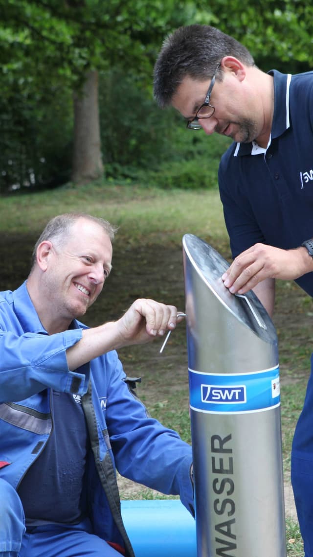 Trinkwasserspender im Palastgarten