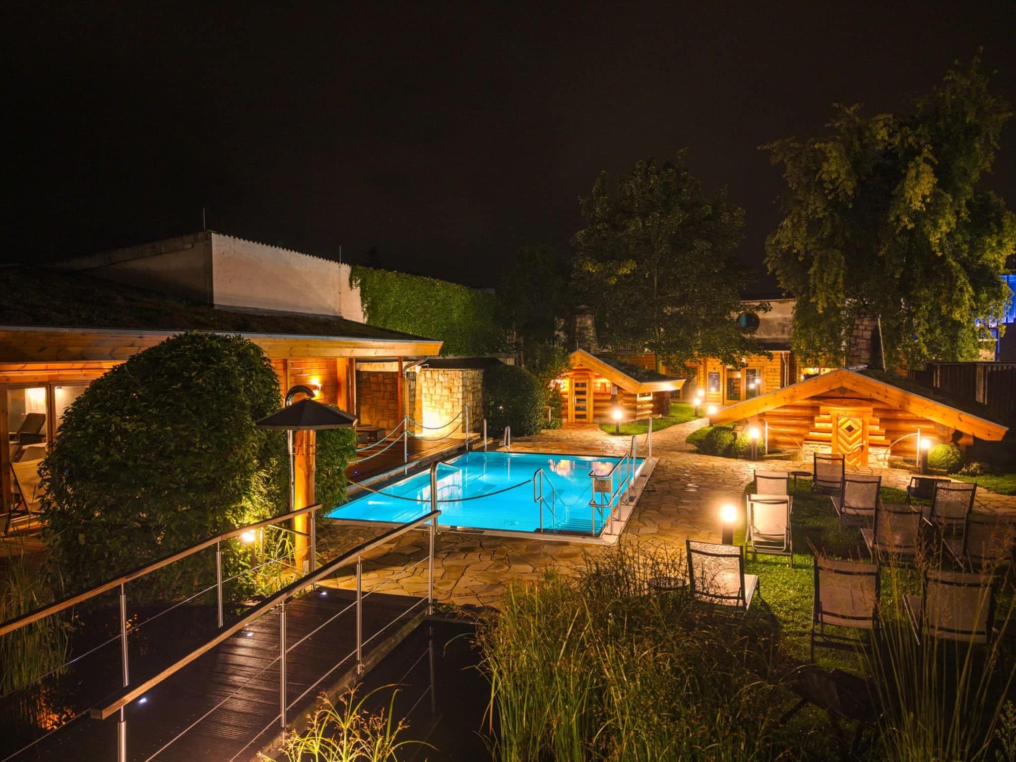 Der SaunaGarten an den Kaiserthermen 