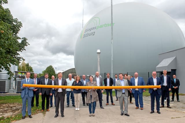 Inbetriebnahme Biogaspartner Bitburg 