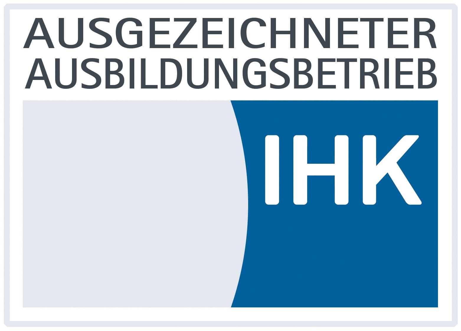 Logo IHK Ausgezeichneter Ausbildungsbetrieb