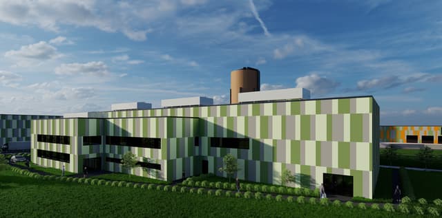 Probezentrum Theater Visualsierung Rückseite