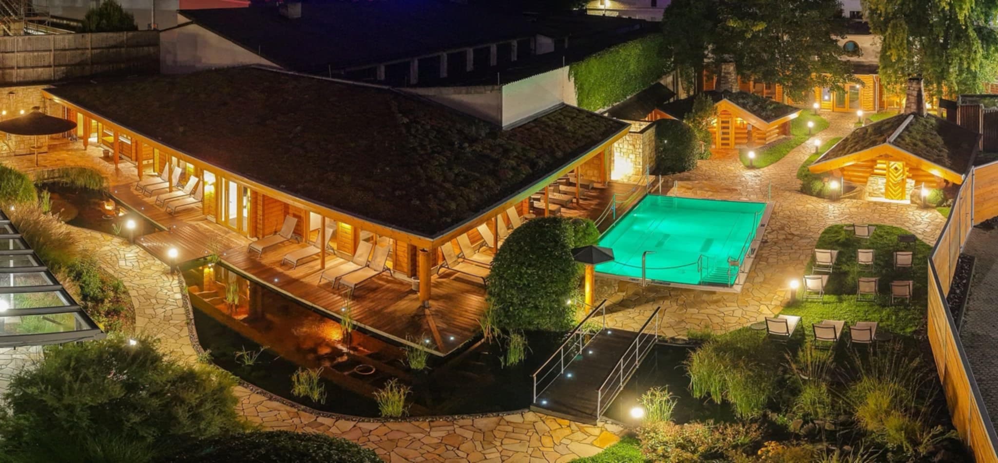 Der SaunaGarten an den Kaiserthermen